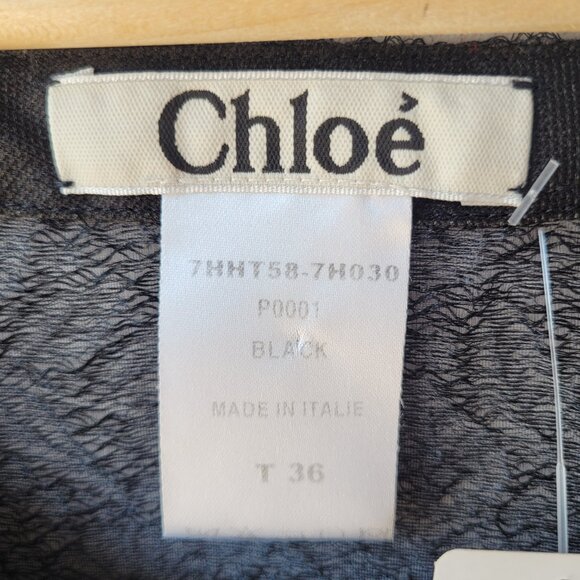 Chloe Black Top, Size 4 - Picture 8 of 8